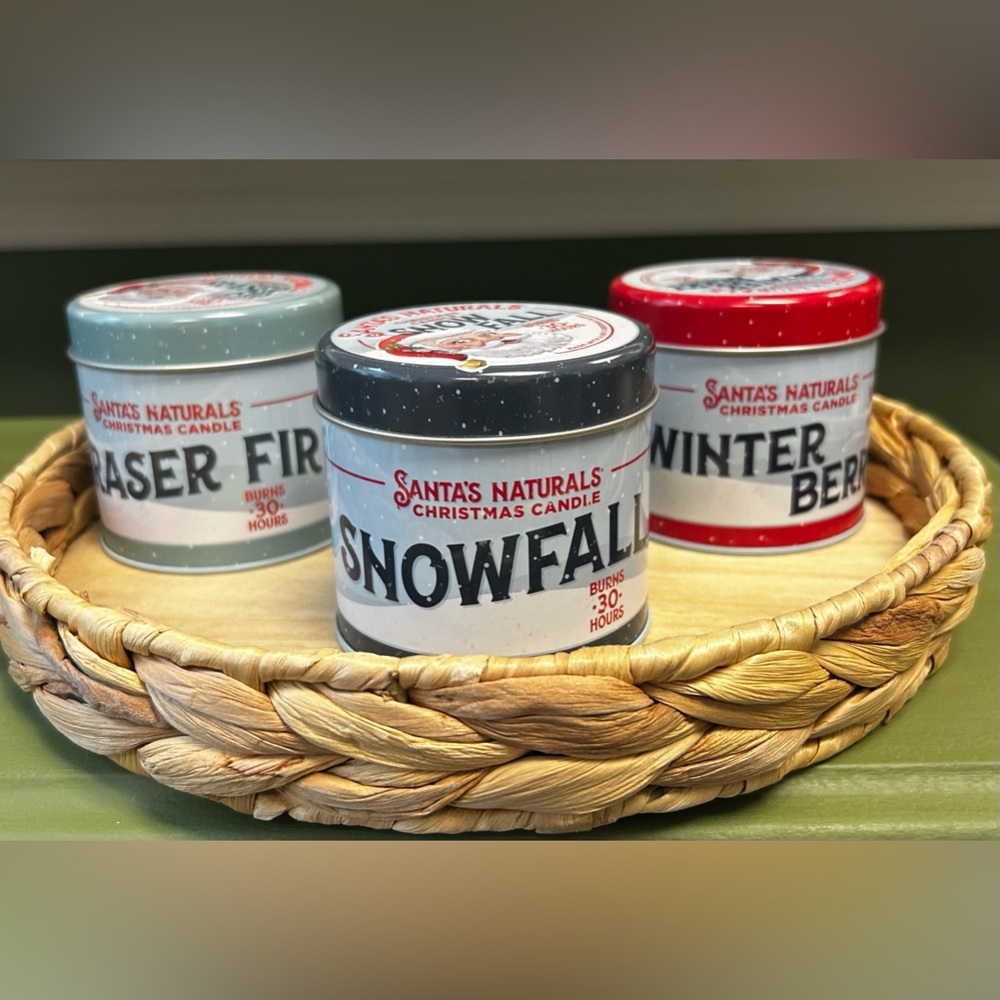 Santa’s Natural 9oz Candle Set